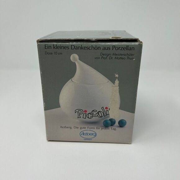 ARZBERG Porcelain Germany Piccolino SANTA CLAUS Matteo Thun Trinket Box - Picture 8 of 16